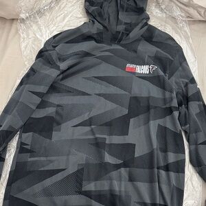 Atlanta Falcons Nike Black Dri-FIT On-Field Hooded Tee